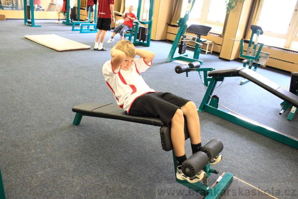 Letn� soust�ed�n� SC Nymburk 2012 - Posilovna