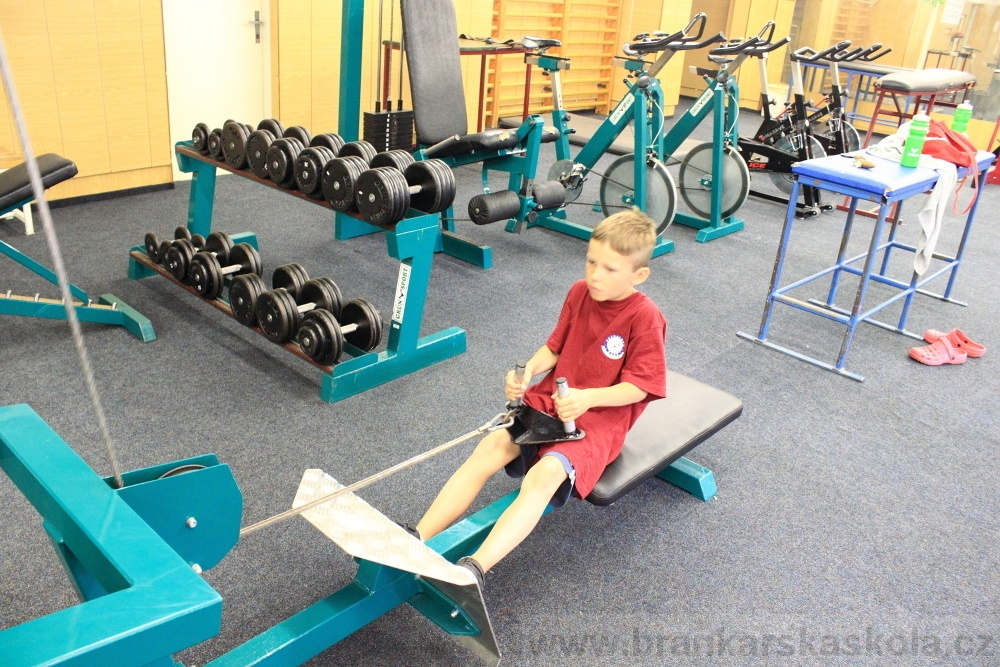 Letn� soust�ed�n� SC Nymburk 2012 - Posilovna