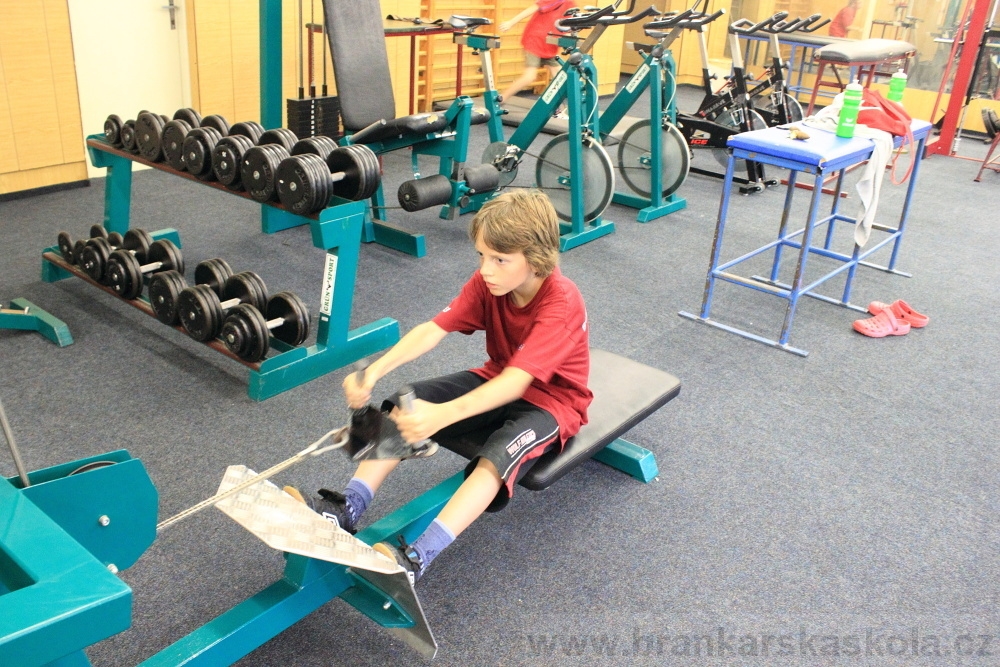 Letn� soust�ed�n� SC Nymburk 2012 - Posilovna