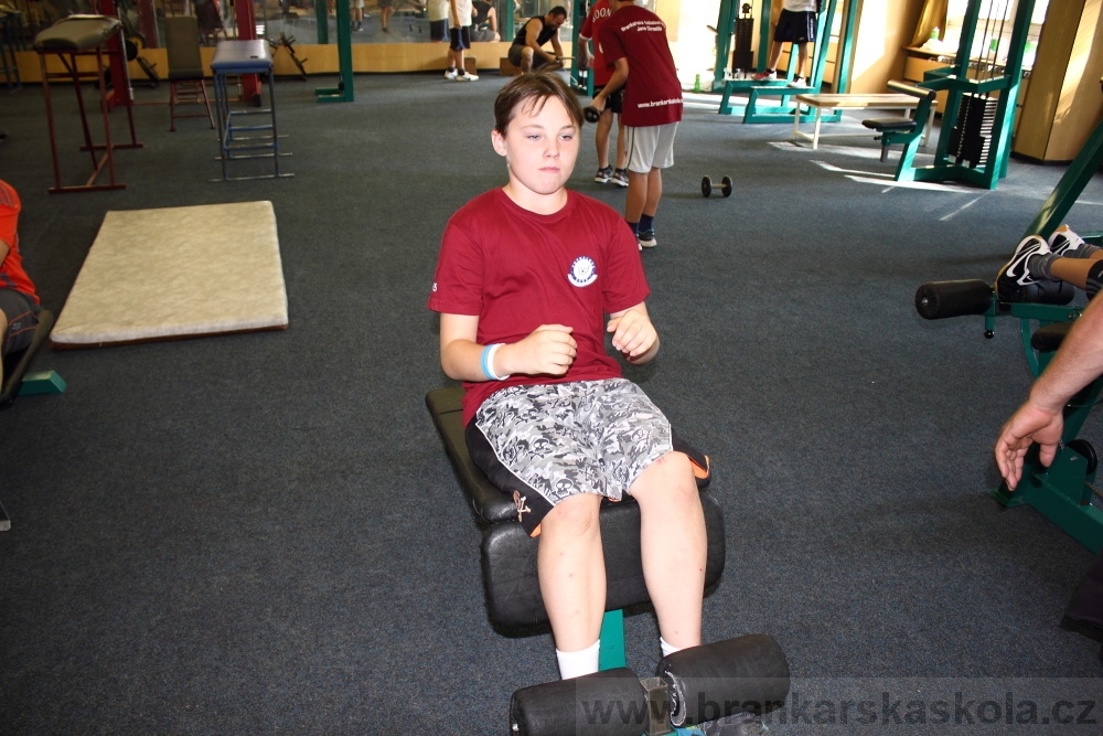 Letn� soust�ed�n� SC Nymburk 2012 - Posilovna