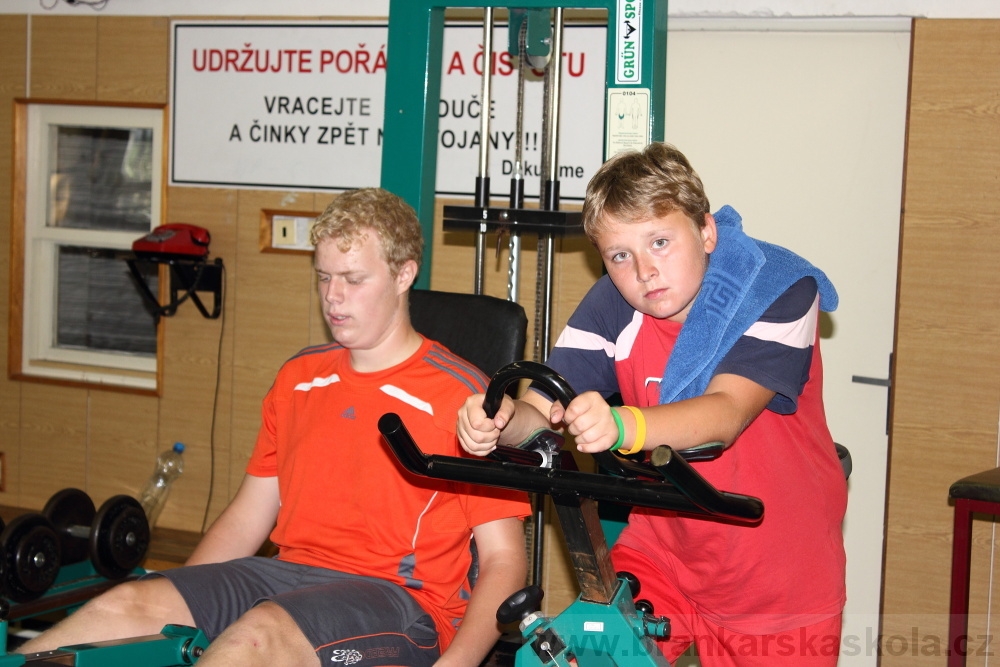 Letn� soust�ed�n� SC Nymburk 2012 - Posilovna
