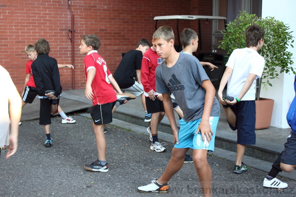 Letn� soust�ed�n� SC Nymburk 2012 - Rann� rozcvi�ka