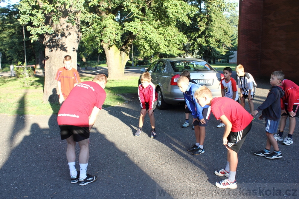 Letn� soust�ed�n� SC Nymburk 2012 - Rann� rozcvi�ka