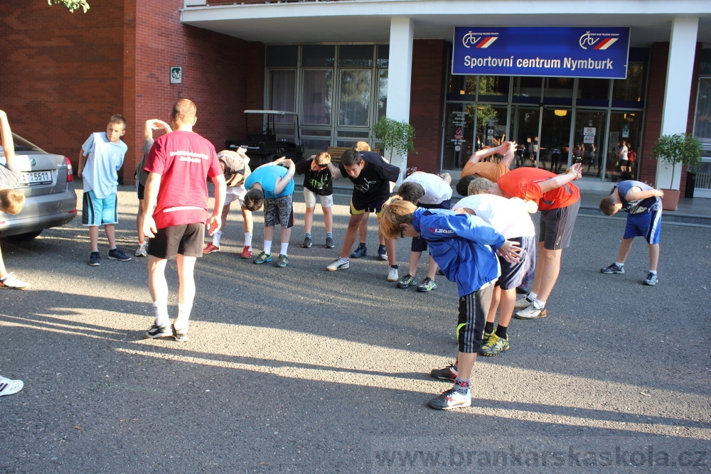 Letn� soust�ed�n� SC Nymburk 2012 - Rann� rozcvi�ka
