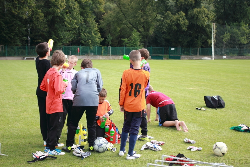 Letn� soust�ed�n� SC Nymburk 2012 - Tr�ninky na tr�v�