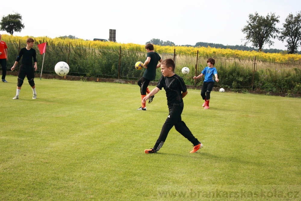 Letn� soust�ed�n� SC Nymburk 2012 - Tr�ninky na tr�v�