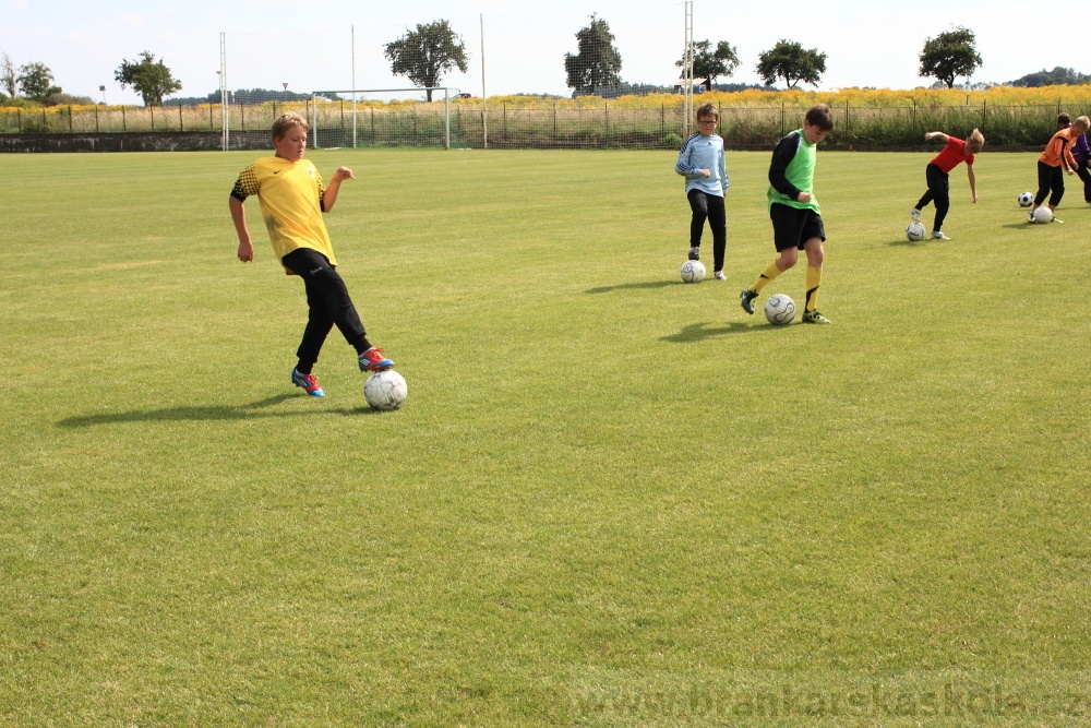 Letn� soust�ed�n� SC Nymburk 2012 - Tr�ninky na tr�v�