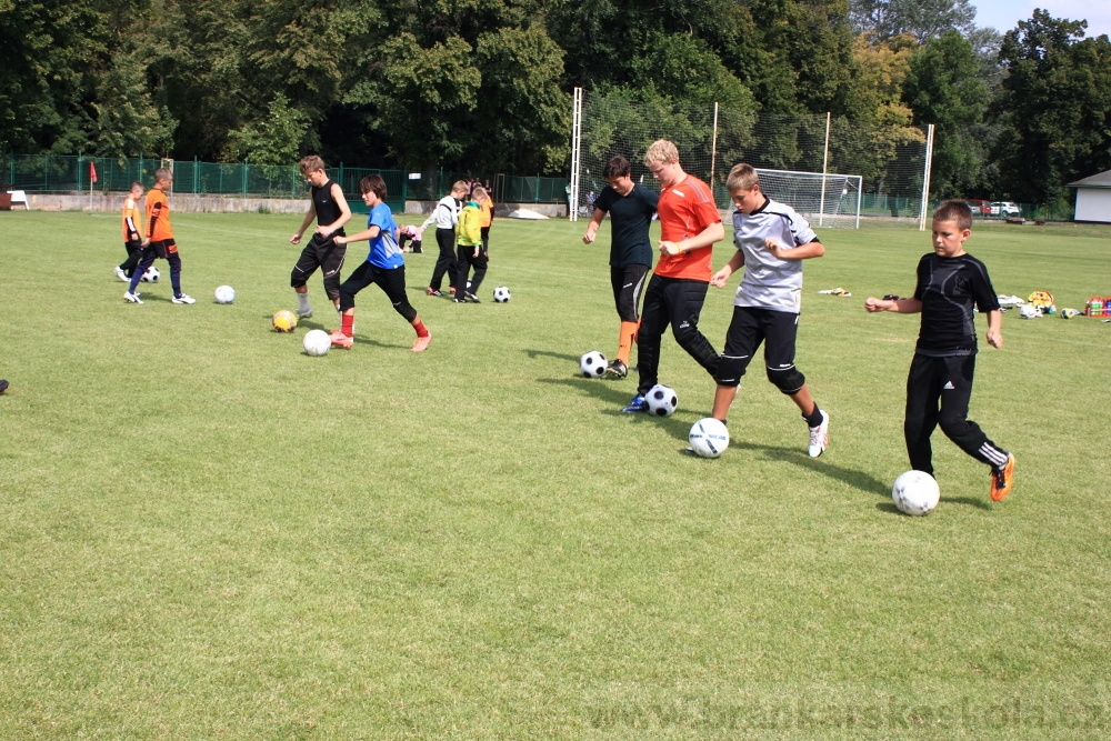 Letn� soust�ed�n� SC Nymburk 2012 - Tr�ninky na tr�v�