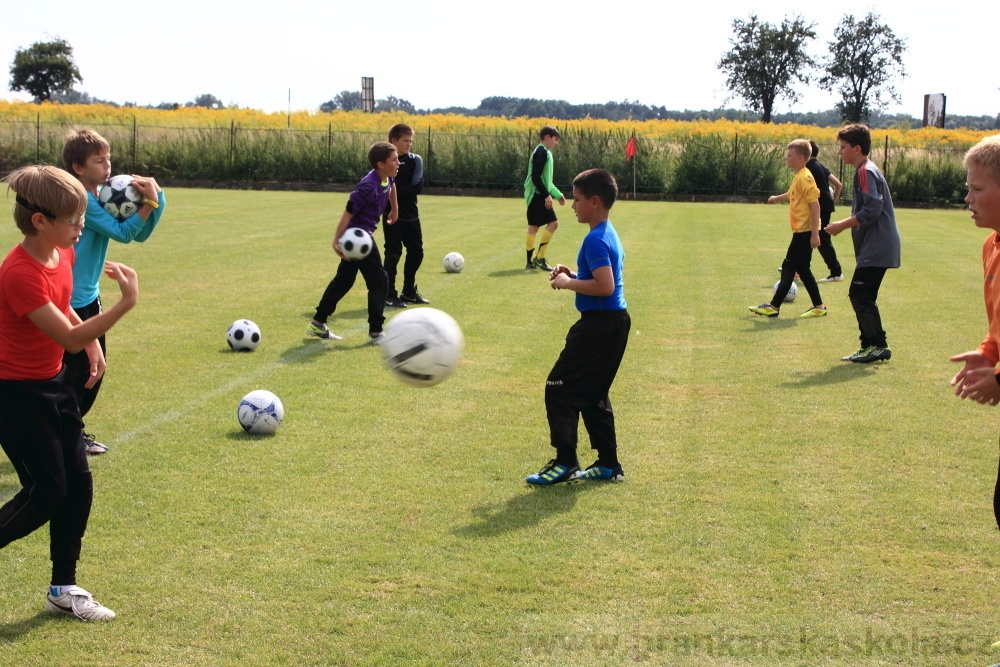 Letn� soust�ed�n� SC Nymburk 2012 - Tr�ninky na tr�v�