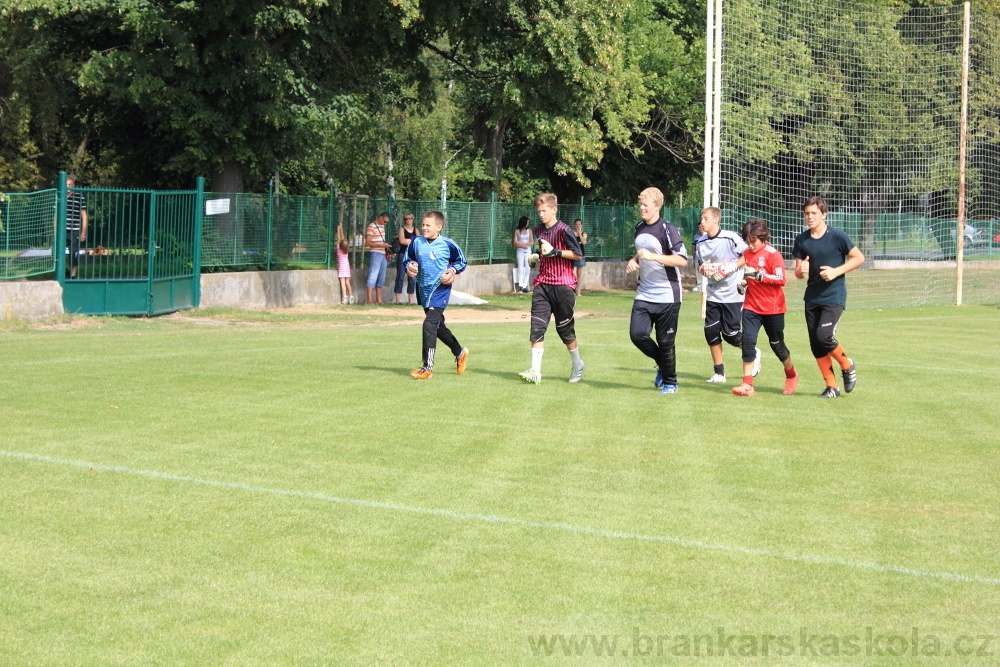 Letn� soust�ed�n� SC Nymburk 2012 - Tr�ninky na tr�v�