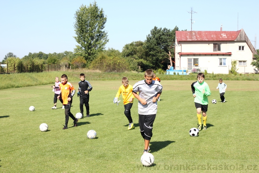 Letn� soust�ed�n� SC Nymburk 2012 - Tr�ninky na tr�v�