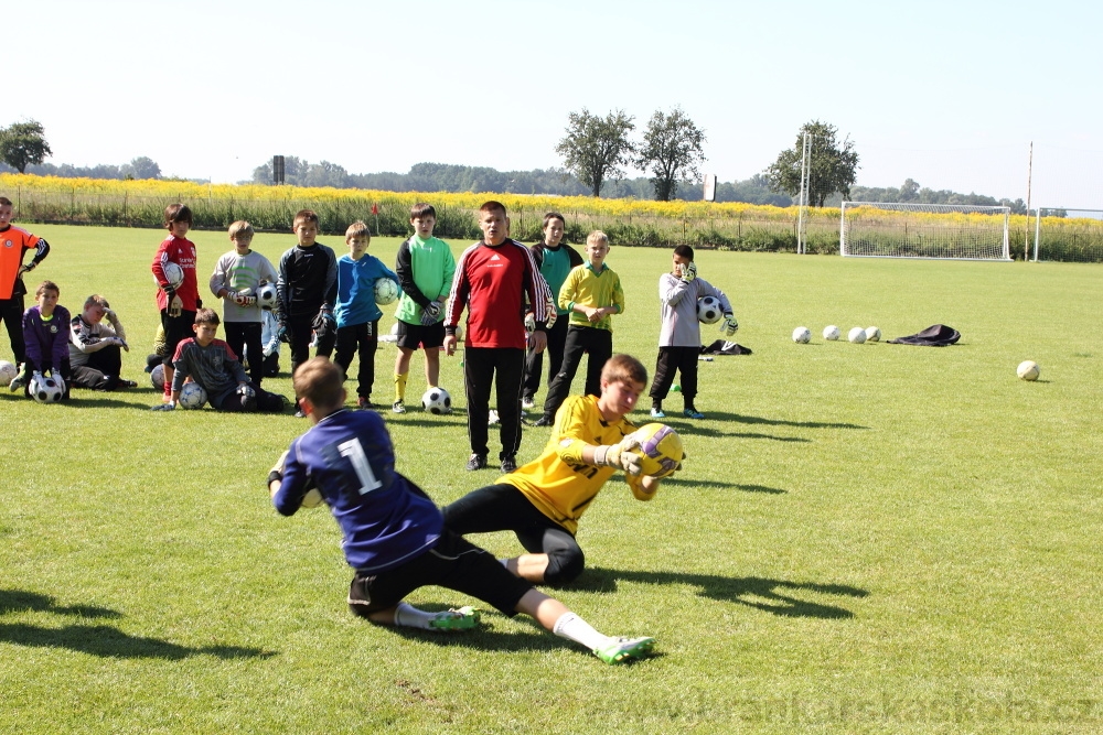 Letn� soust�ed�n� SC Nymburk 2012 - Tr�ninky na tr�v�