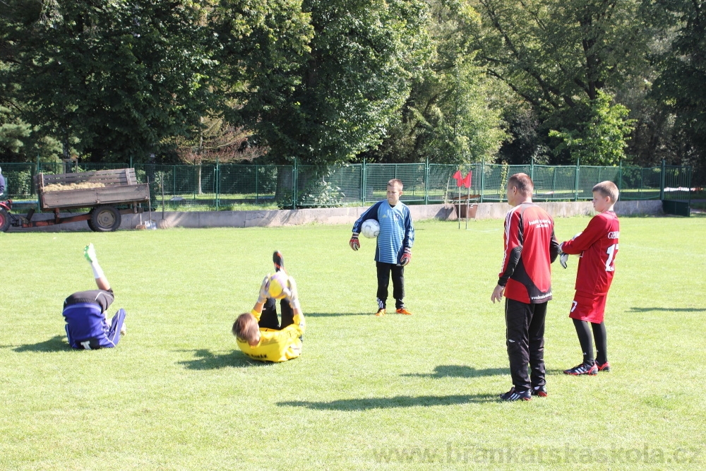 Letn� soust�ed�n� SC Nymburk 2012 - Tr�ninky na tr�v�