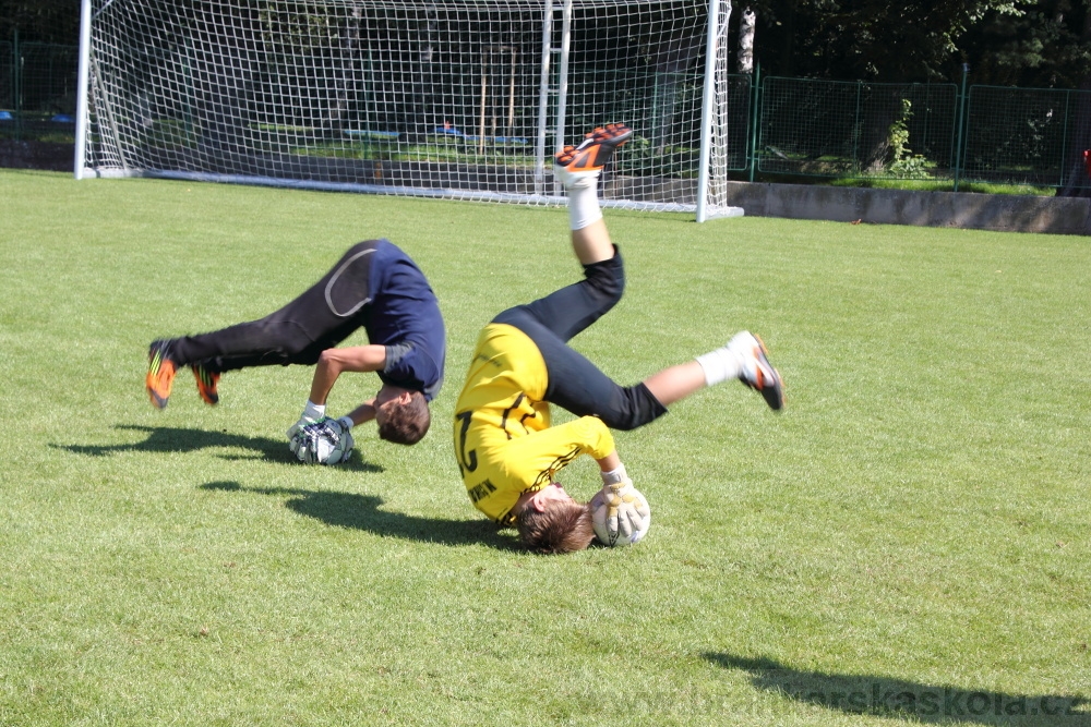 Letn� soust�ed�n� SC Nymburk 2012 - Tr�ninky na tr�v�