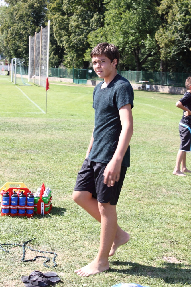 Letn� soust�ed�n� SC Nymburk 2012 - Tr�ninky na tr�v�