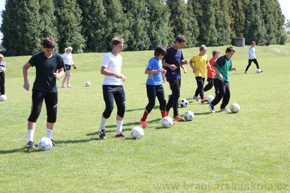 Letn� soust�ed�n� SC Nymburk 2012 - Tr�ninky na tr�v�