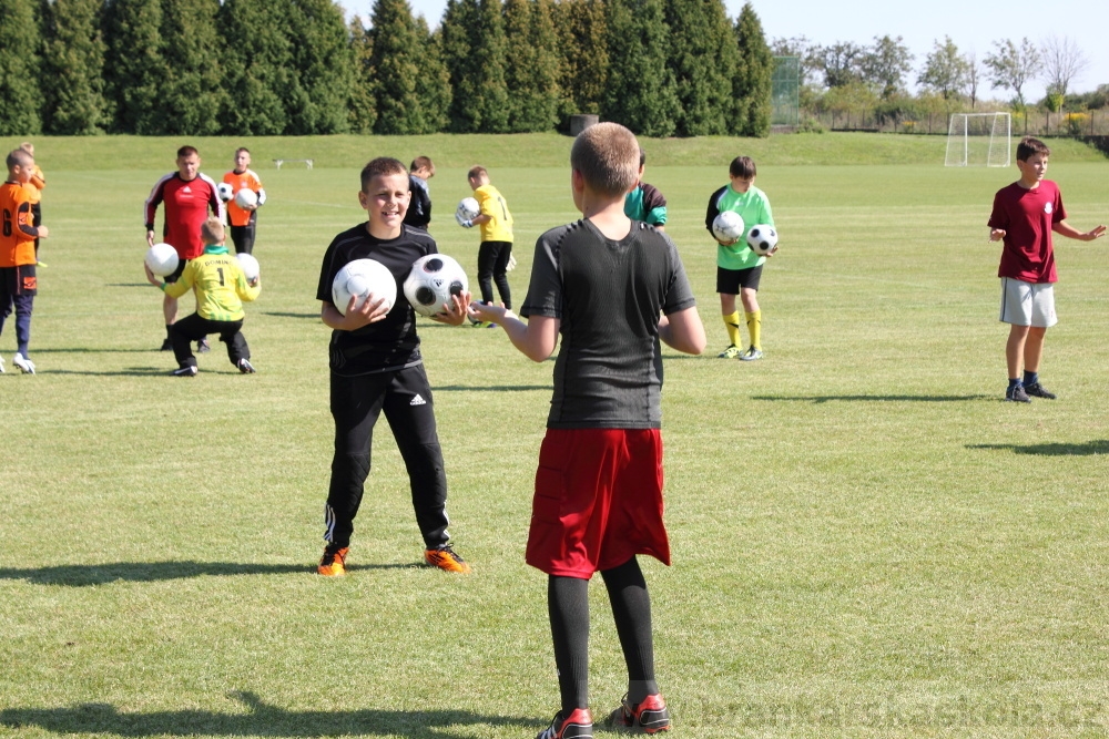 Letn� soust�ed�n� SC Nymburk 2012 - Tr�ninky na tr�v�