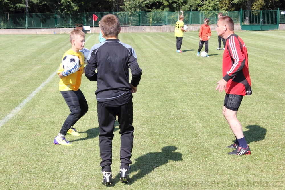 Letn� soust�ed�n� SC Nymburk 2012 - Tr�ninky na tr�v�