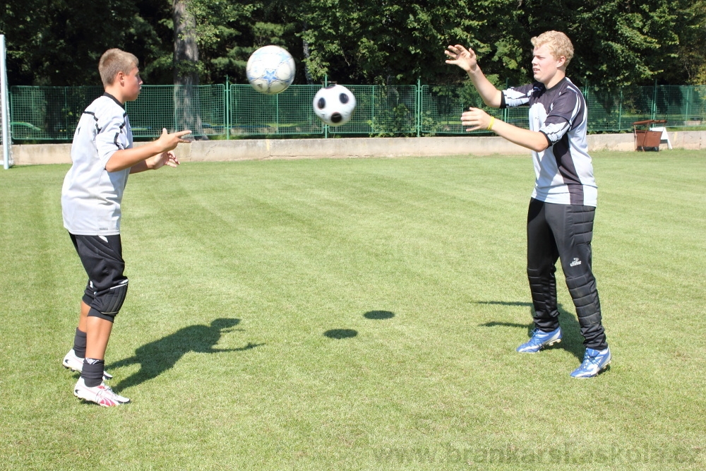 Letn� soust�ed�n� SC Nymburk 2012 - Tr�ninky na tr�v�