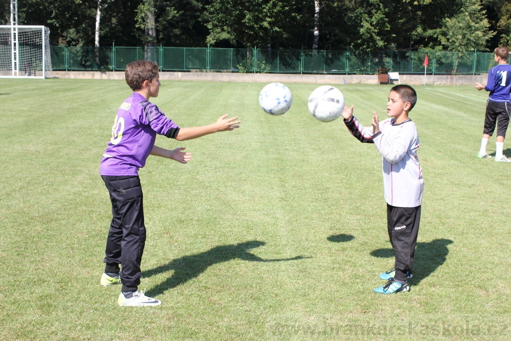 Letn� soust�ed�n� SC Nymburk 2012 - Tr�ninky na tr�v�