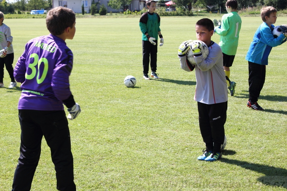 Letn� soust�ed�n� SC Nymburk 2012 - Tr�ninky na tr�v�