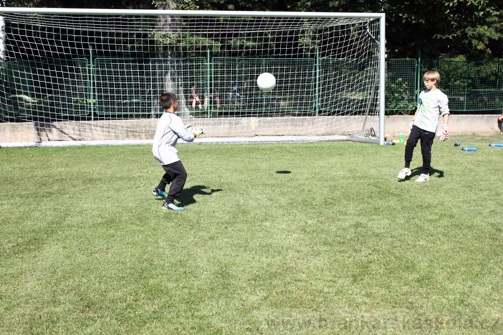 Letn� soust�ed�n� SC Nymburk 2012 - Tr�ninky na tr�v�