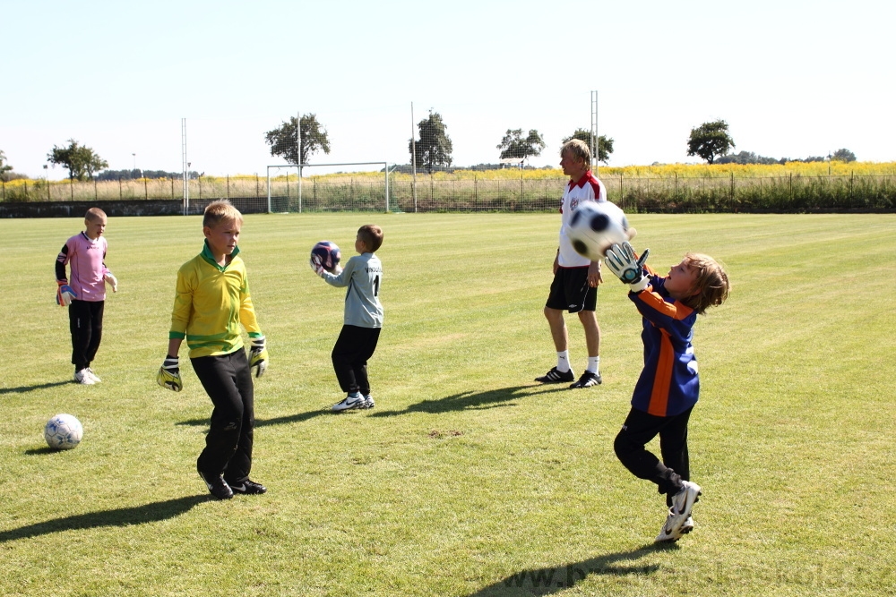 Letn� soust�ed�n� SC Nymburk 2012 - Tr�ninky na tr�v�