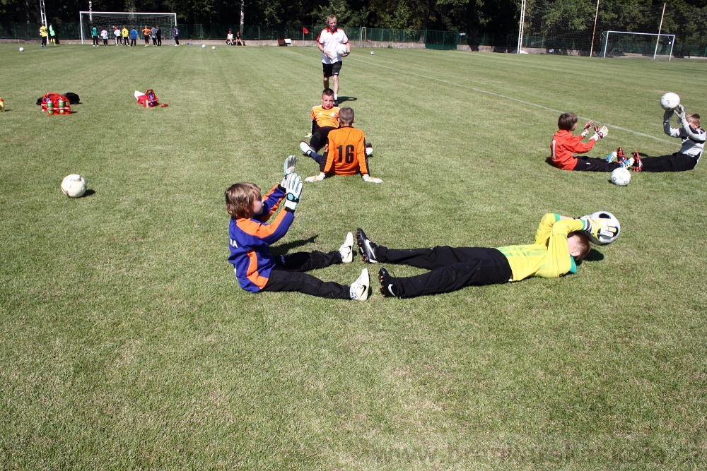 Letn� soust�ed�n� SC Nymburk 2012 - Tr�ninky na tr�v�