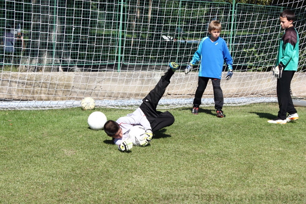 Letn� soust�ed�n� SC Nymburk 2012 - Tr�ninky na tr�v�