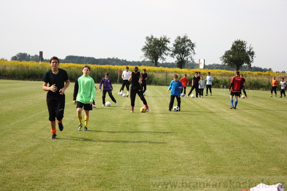 Letn� soust�ed�n� SC Nymburk 2012 - Tr�ninky na tr�v�