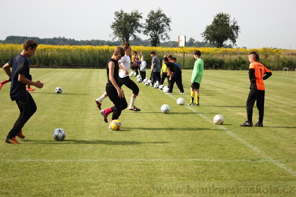 Letn� soust�ed�n� SC Nymburk 2012 - Tr�ninky na tr�v�
