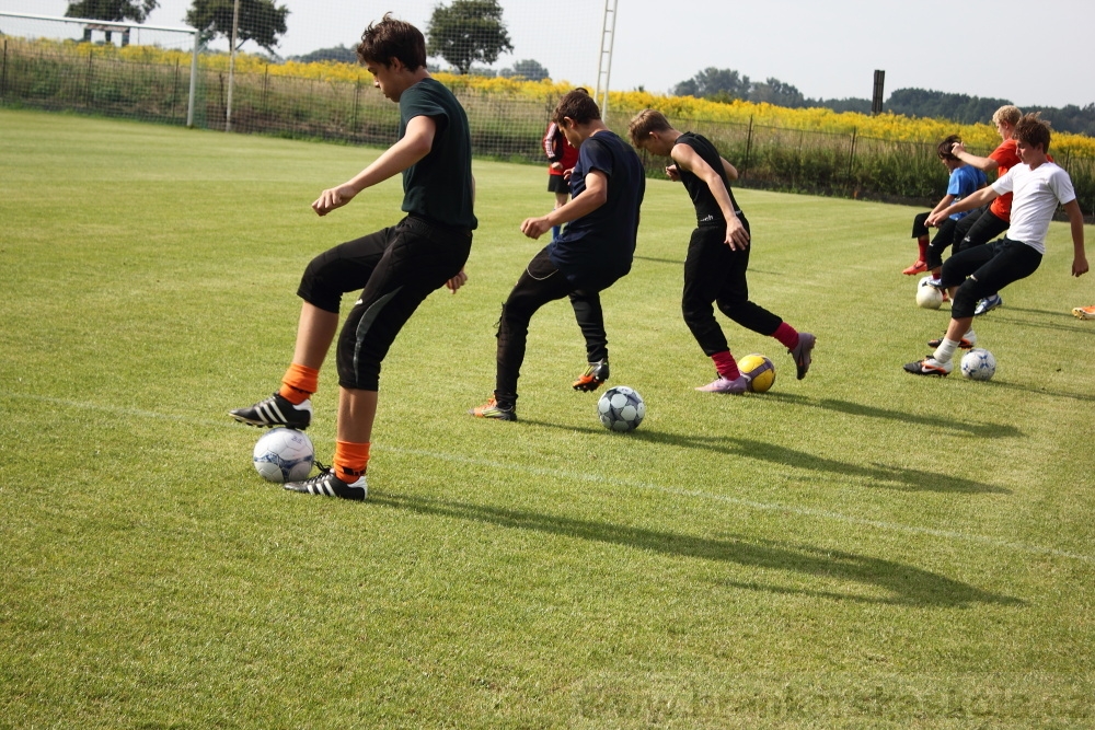 Letn� soust�ed�n� SC Nymburk 2012 - Tr�ninky na tr�v�
