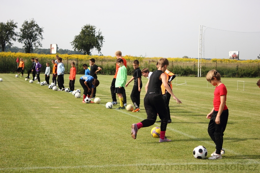 Letn� soust�ed�n� SC Nymburk 2012 - Tr�ninky na tr�v�