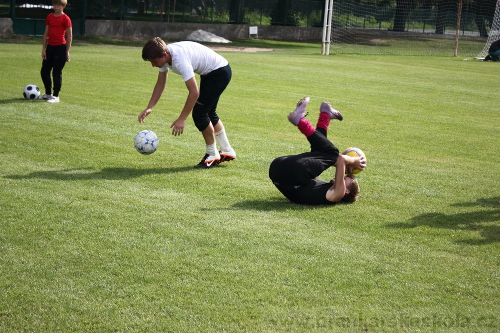 Letn� soust�ed�n� SC Nymburk 2012 - Tr�ninky na tr�v�