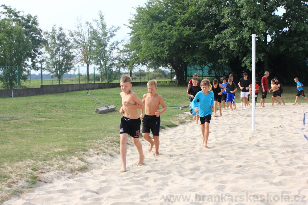 Letn� soust�ed�n� SC Nymburk 2012 - Tr�ninky na p�sku