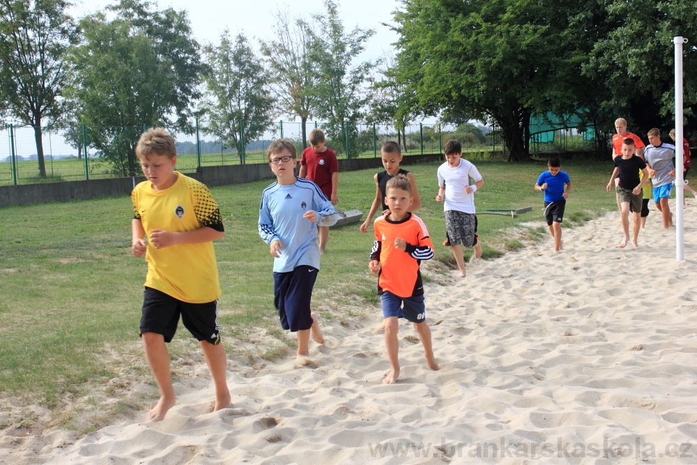 Letn� soust�ed�n� SC Nymburk 2012 - Tr�ninky na p�sku