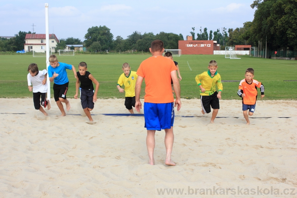 Letn� soust�ed�n� SC Nymburk 2012 - Tr�ninky na p�sku