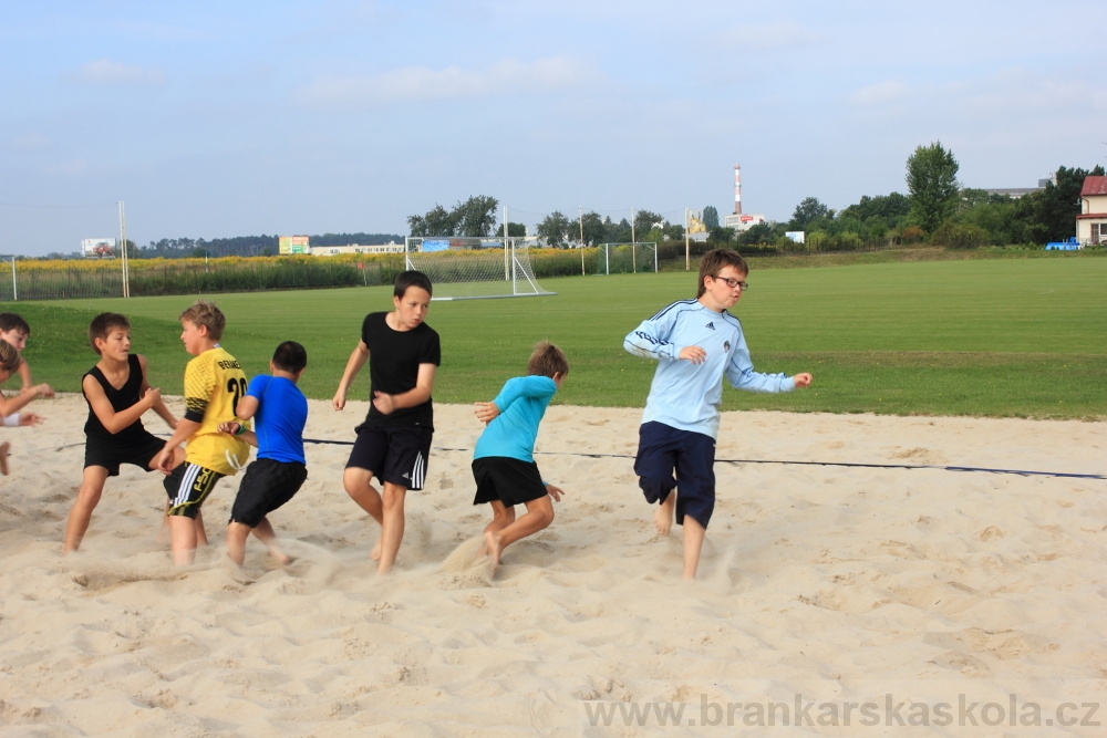 Letn� soust�ed�n� SC Nymburk 2012 - Tr�ninky na p�sku