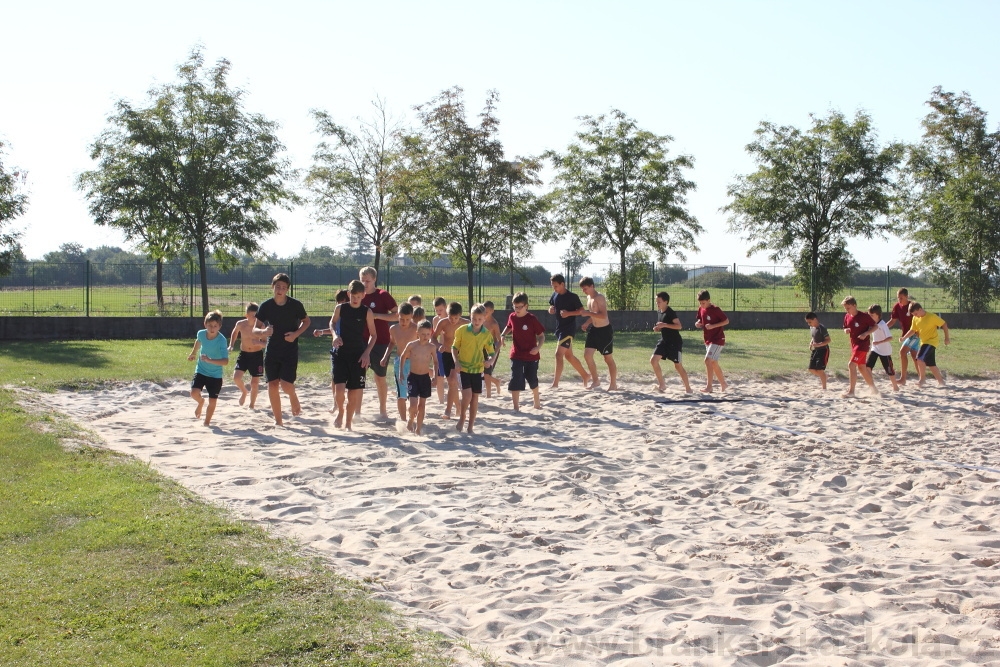 Letn� soust�ed�n� SC Nymburk 2012 - Tr�ninky na p�sku