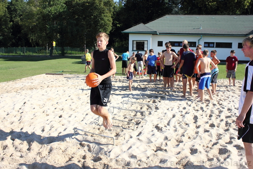 Letn� soust�ed�n� SC Nymburk 2012 - Tr�ninky na p�sku