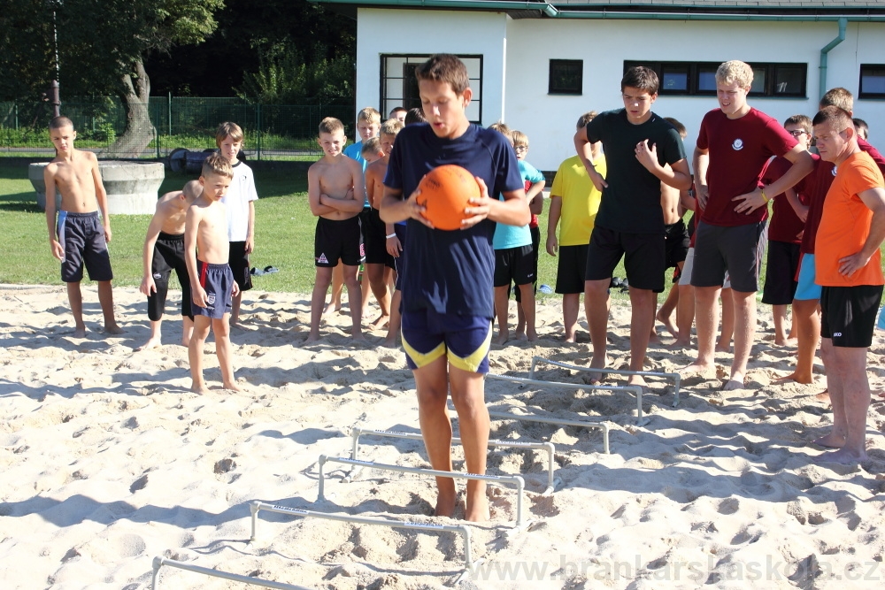 Letn� soust�ed�n� SC Nymburk 2012 - Tr�ninky na p�sku