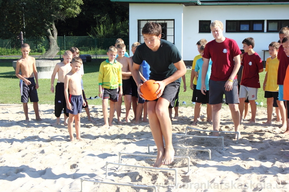 Letn� soust�ed�n� SC Nymburk 2012 - Tr�ninky na p�sku