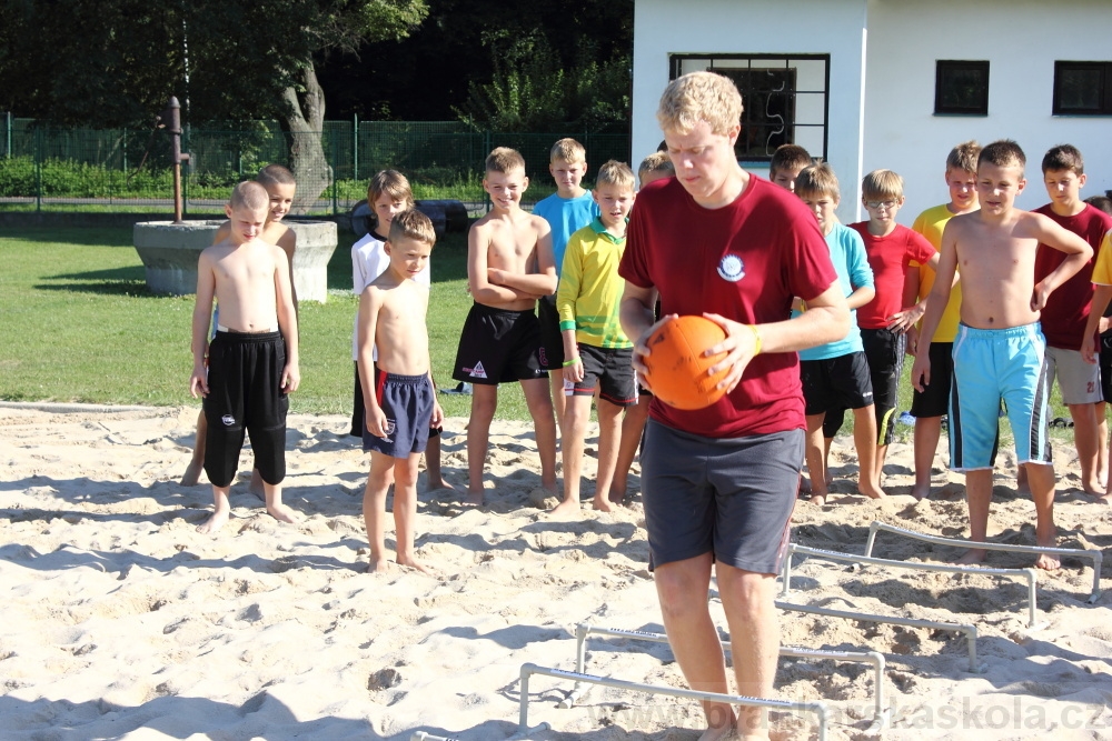 Letn� soust�ed�n� SC Nymburk 2012 - Tr�ninky na p�sku