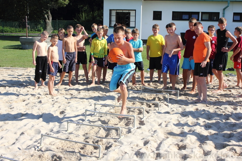 Letn� soust�ed�n� SC Nymburk 2012 - Tr�ninky na p�sku