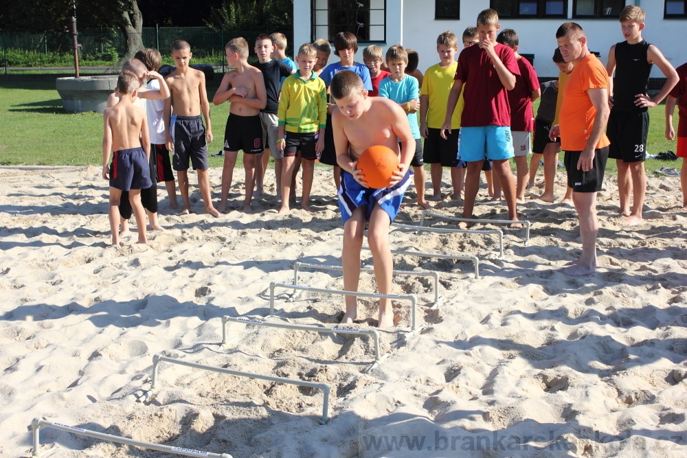 Letn� soust�ed�n� SC Nymburk 2012 - Tr�ninky na p�sku