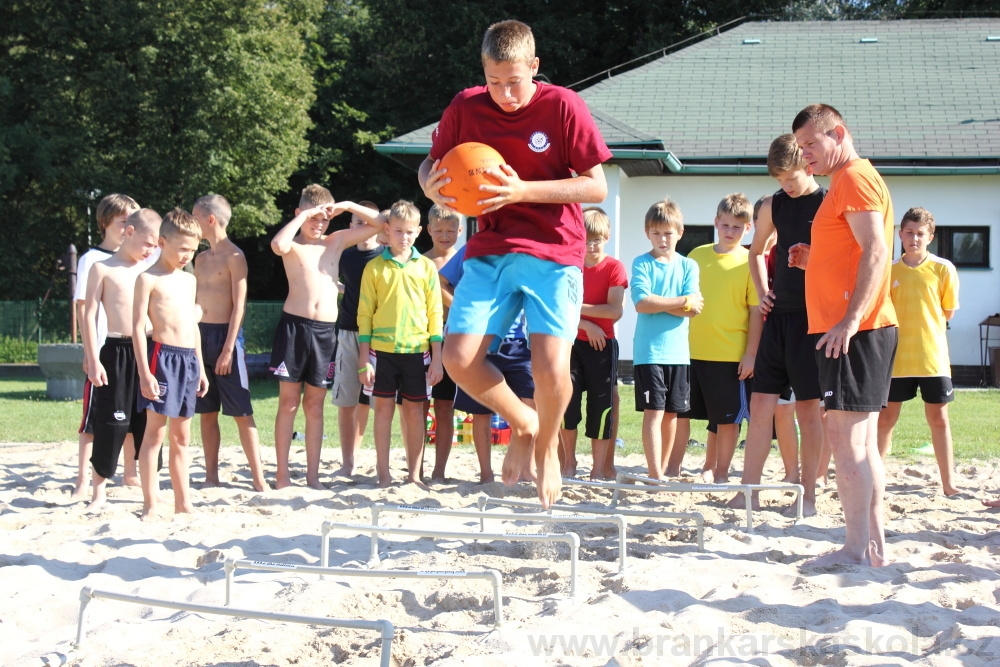 Letn� soust�ed�n� SC Nymburk 2012 - Tr�ninky na p�sku