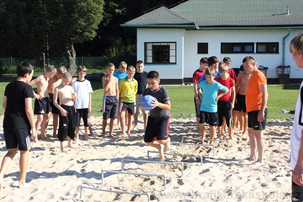 Letn� soust�ed�n� SC Nymburk 2012 - Tr�ninky na p�sku