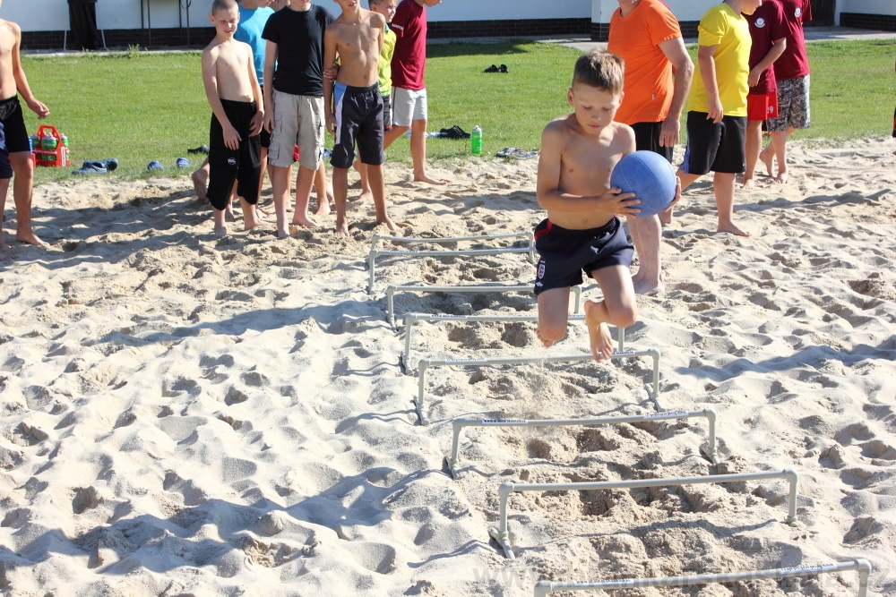 Letn� soust�ed�n� SC Nymburk 2012 - Tr�ninky na p�sku