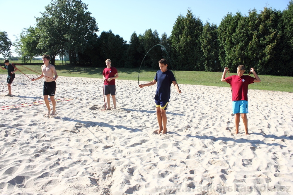 Letn� soust�ed�n� SC Nymburk 2012 - Tr�ninky na p�sku