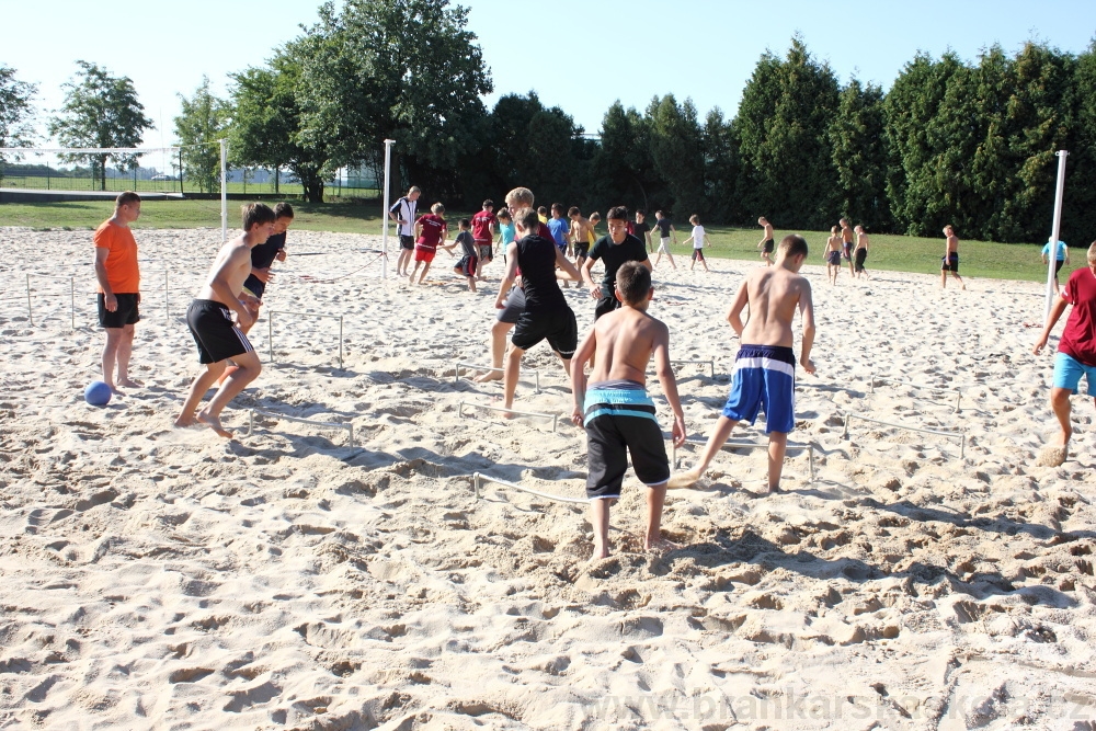 Letn� soust�ed�n� SC Nymburk 2012 - Tr�ninky na p�sku